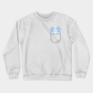 Funny Blue Axolotl Crewneck Sweatshirt